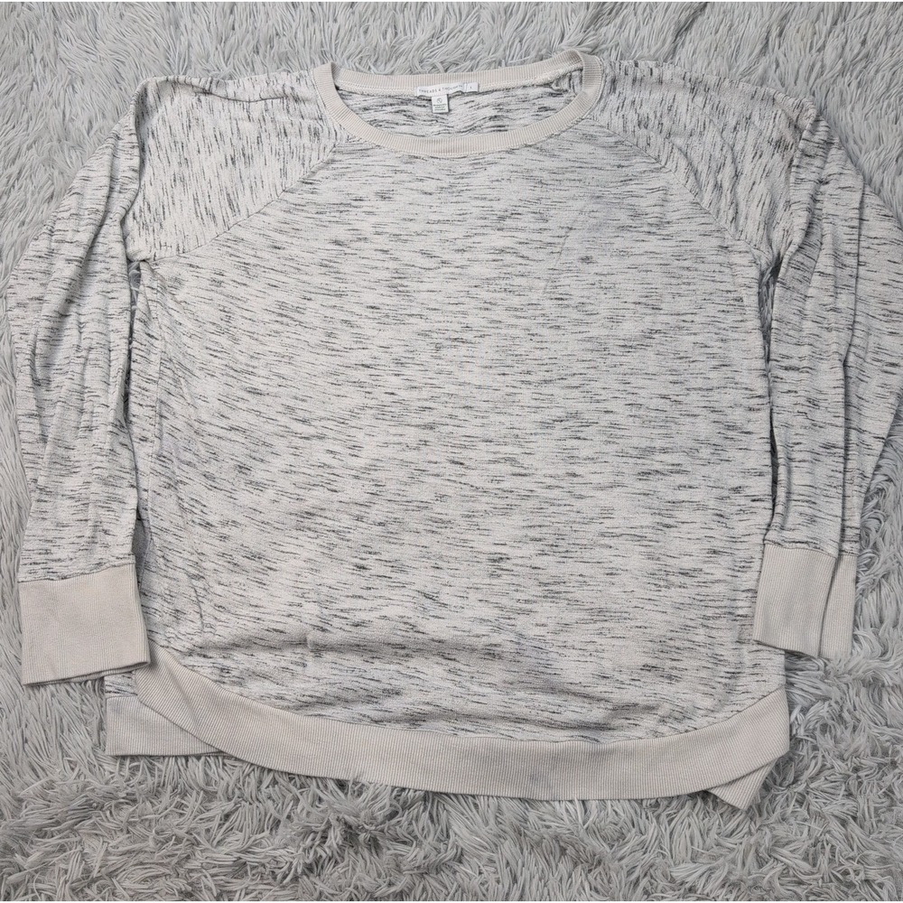 Threads 4 Thoughts Sweatshirt Womens L Gray Active Athletic Thumb Hole